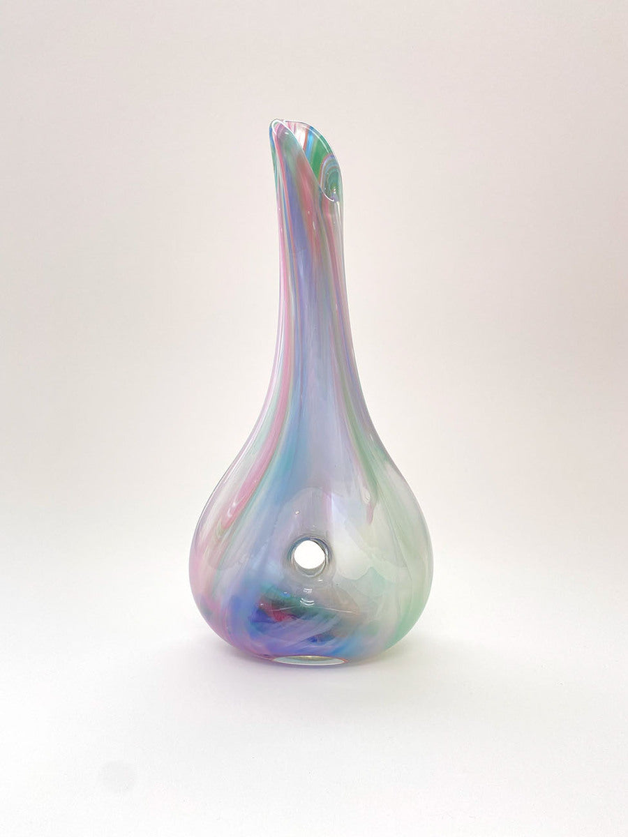 Hoop Vase - pink/purple/green