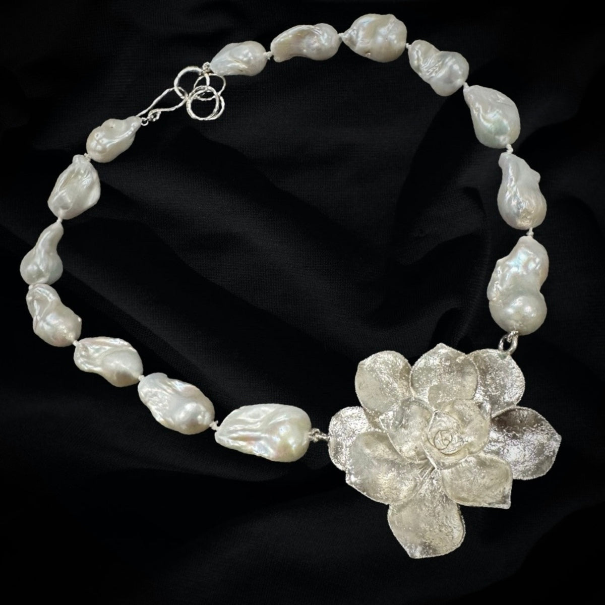 Succulent & Baroque Freshwater Pearl Necklace