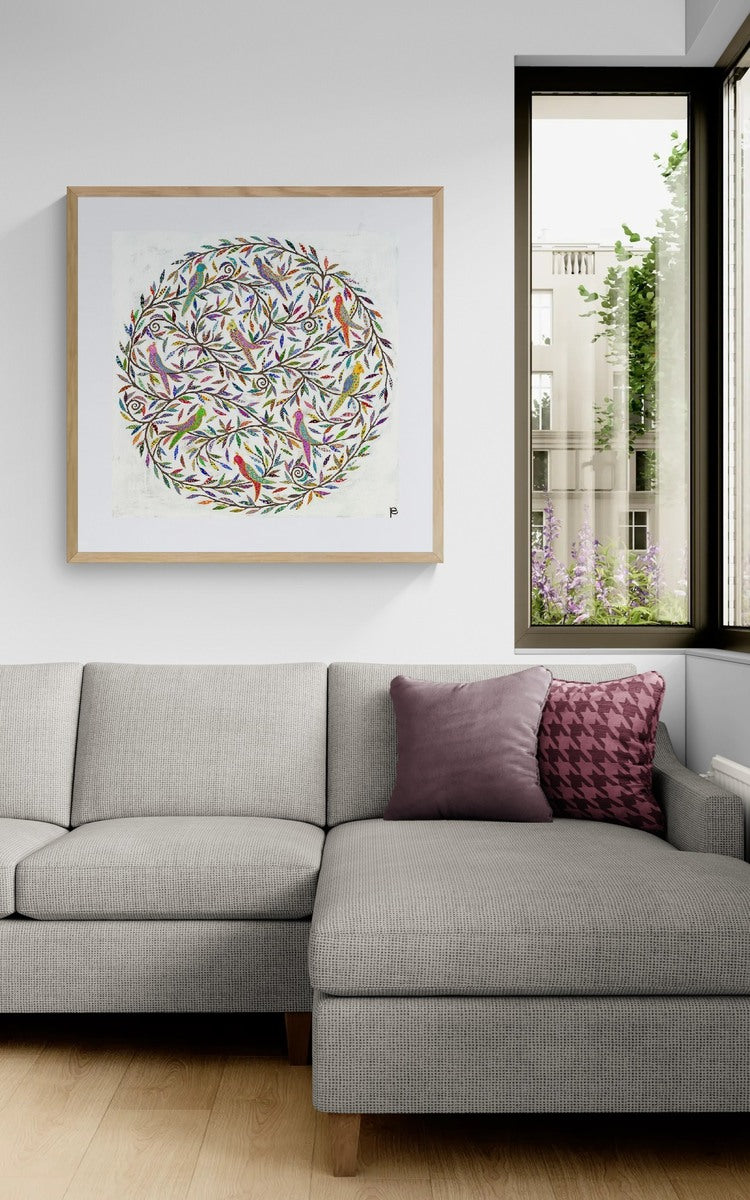Mandala Parrots