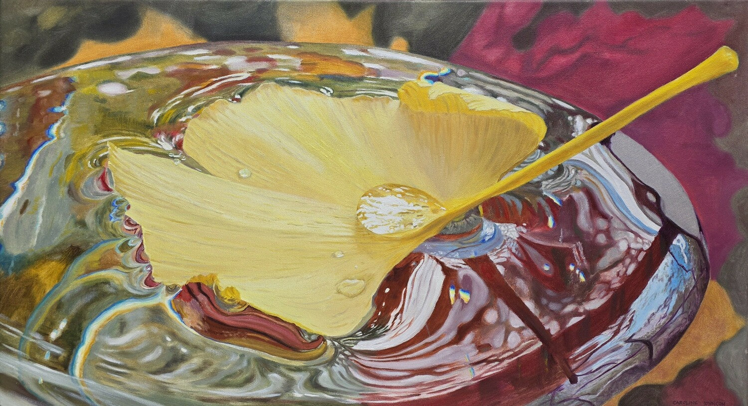 Ginkgo Pearl, Bare Trees and Sky