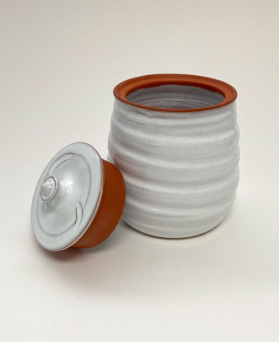 Jar with Lid (white)