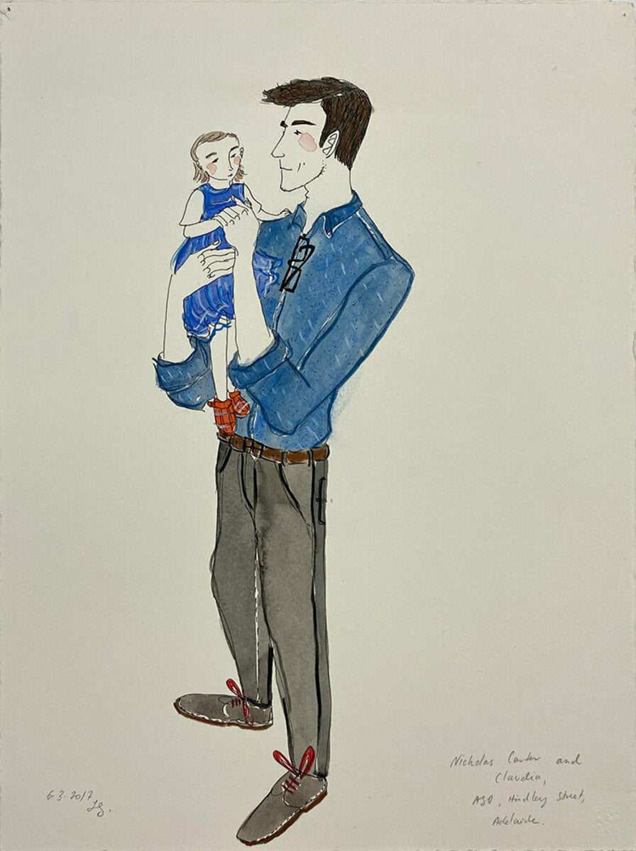 Nicholas Carter and Claudia, ASO, Hindley Street, Adelaide