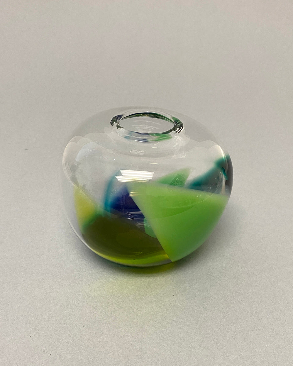 Mixed Colour Bud Vases - Green