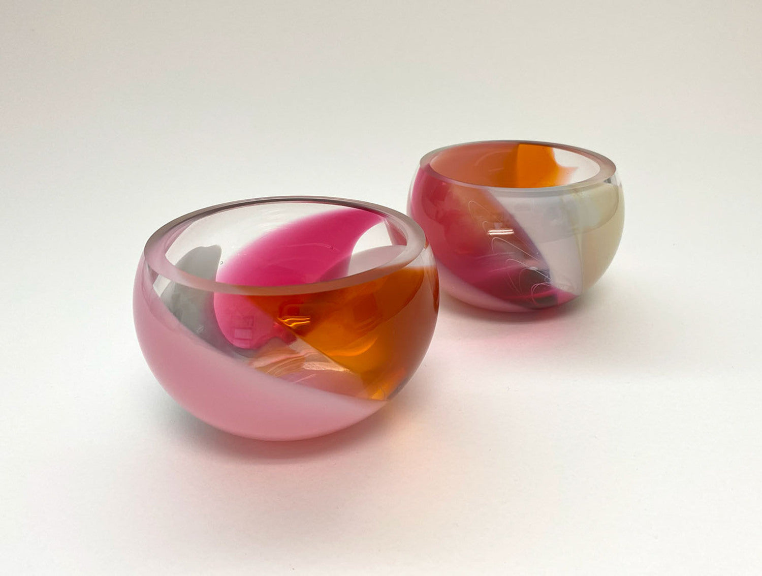 Mixed Colour Mini Bowl - Pink