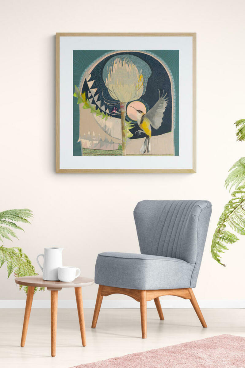 For You a Thousand Times Over, Eastern Spinebill and Banksia