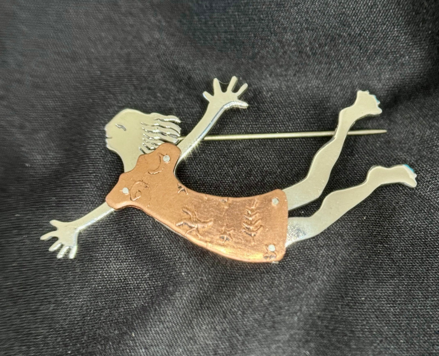 Joyous Woman brooch