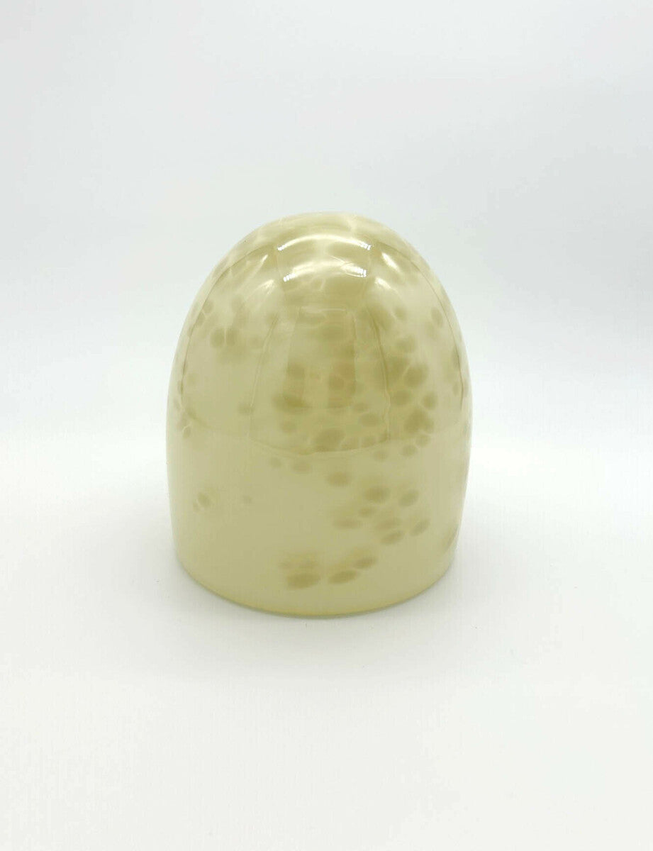 Glossy Stone Dome - Ivory