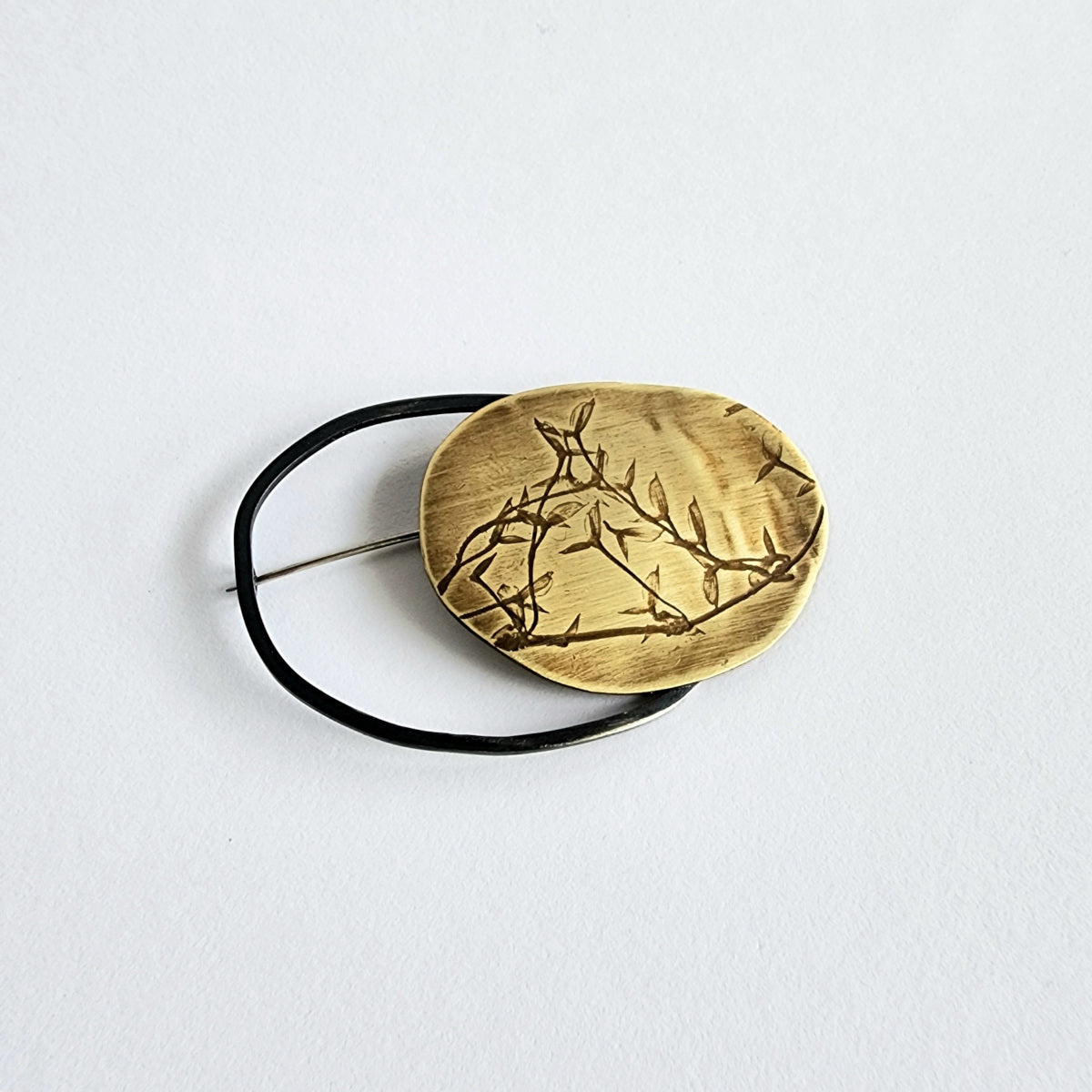 Butterfly Grass Cycle brooch