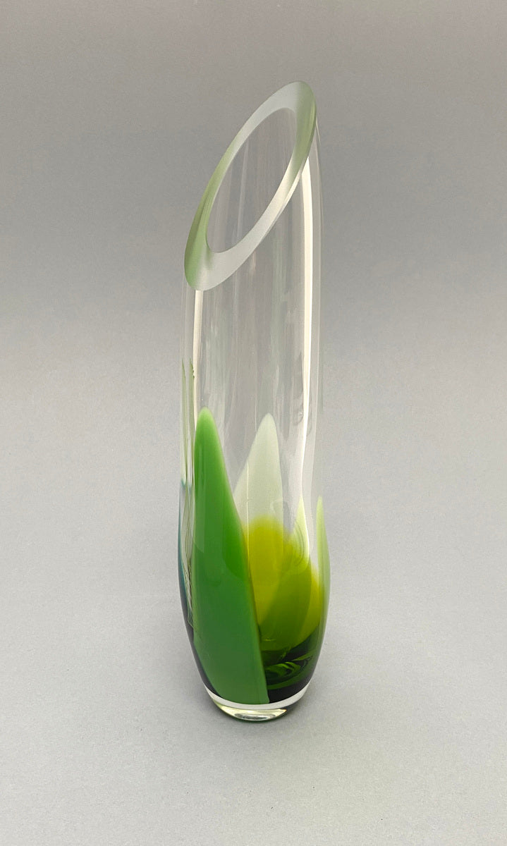 Mixed Colour Posy Vase - green