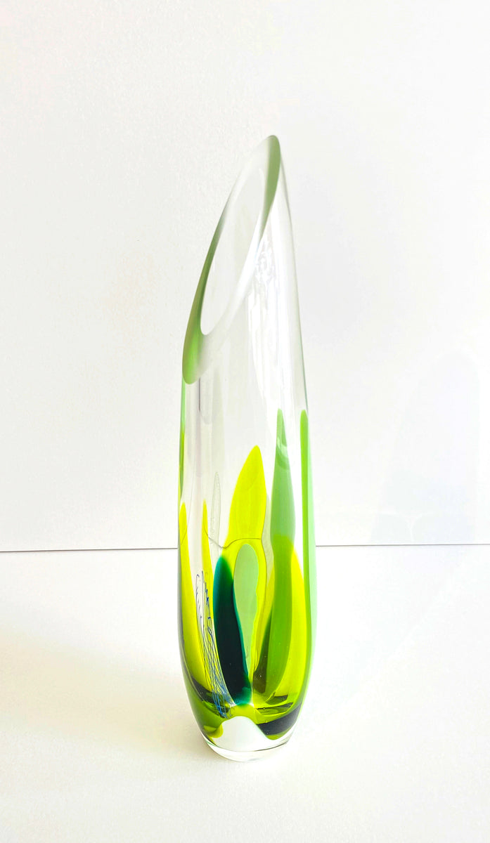 Mixed Colour Posy Vase - green