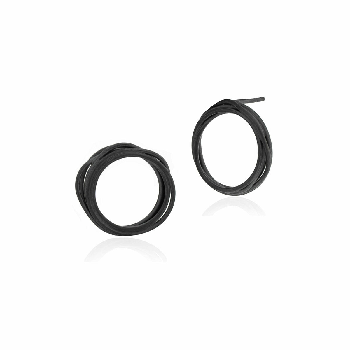 Coiled Studs Oxidized (large)