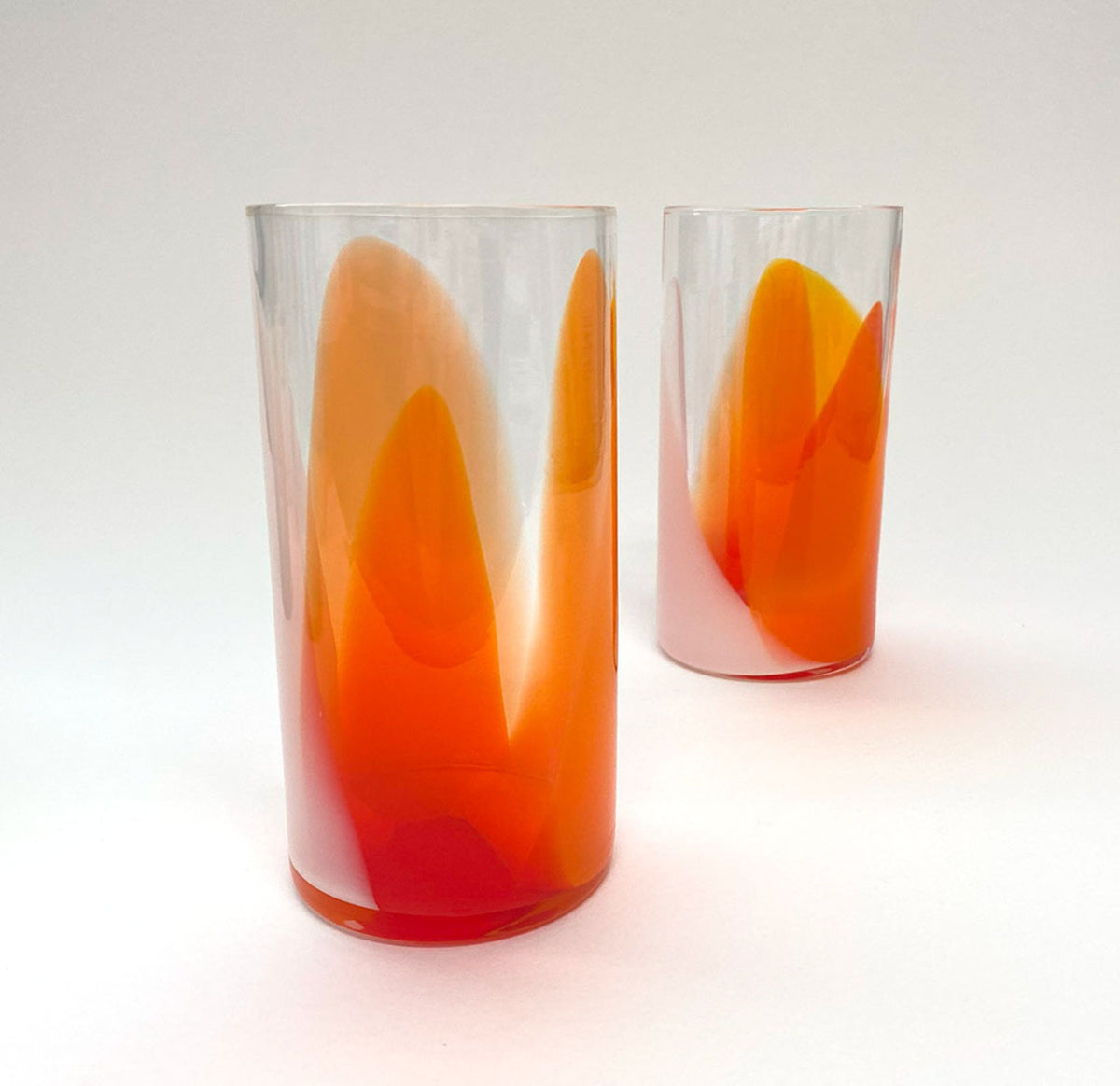 Mixed Colour Orange Tumblers