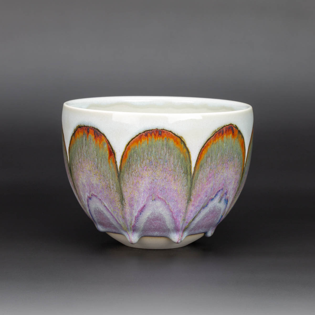 Blue/Mauve Rust Arches - Bowl