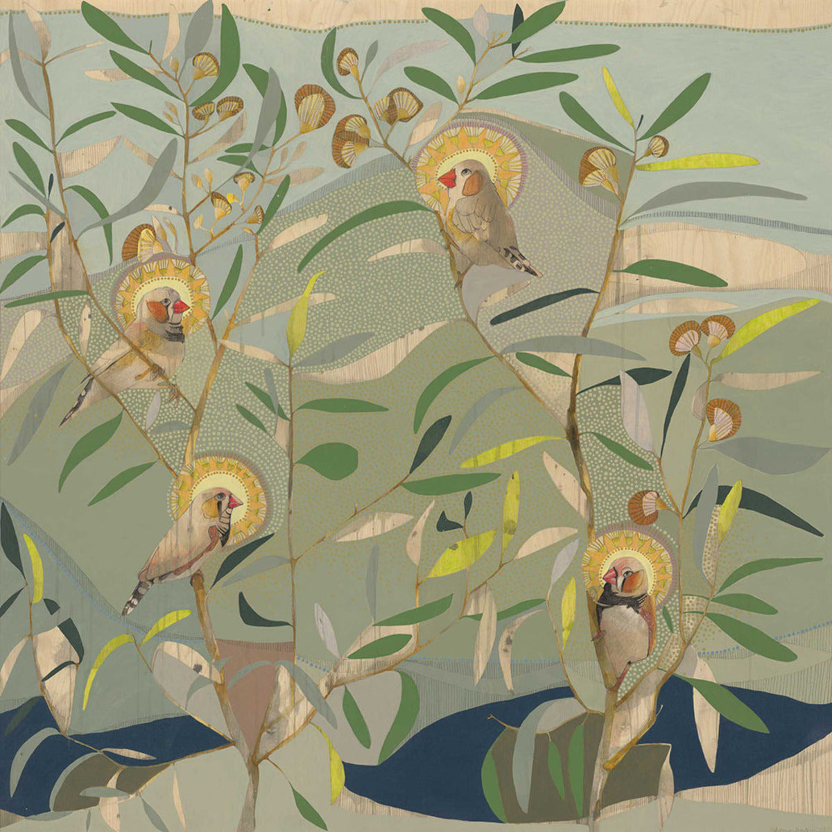 The Small Things, Zebra Finch and Eucalyptus