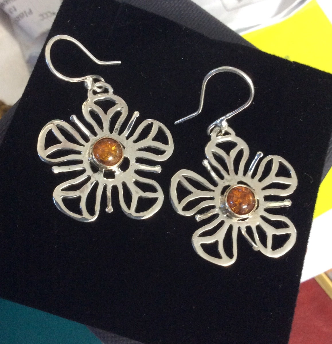 Geraldton Wax earrings