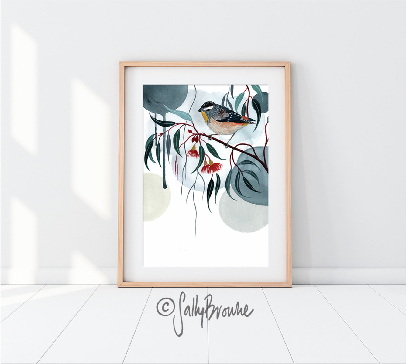 Pardalote & Gum Blossom