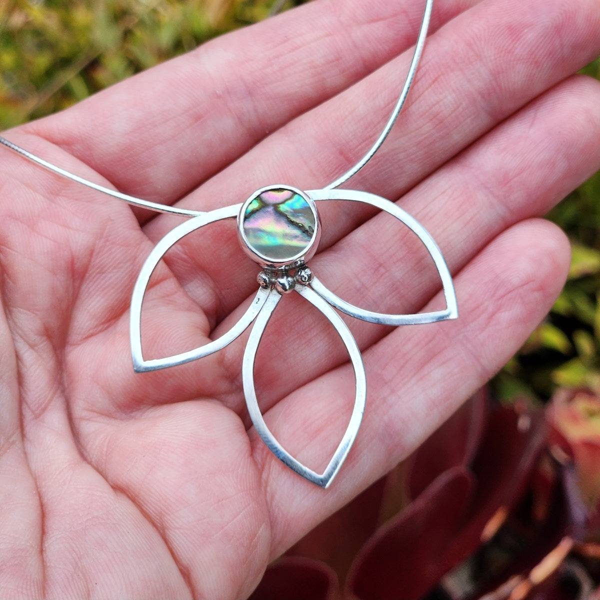 Abalone Floret Necklet