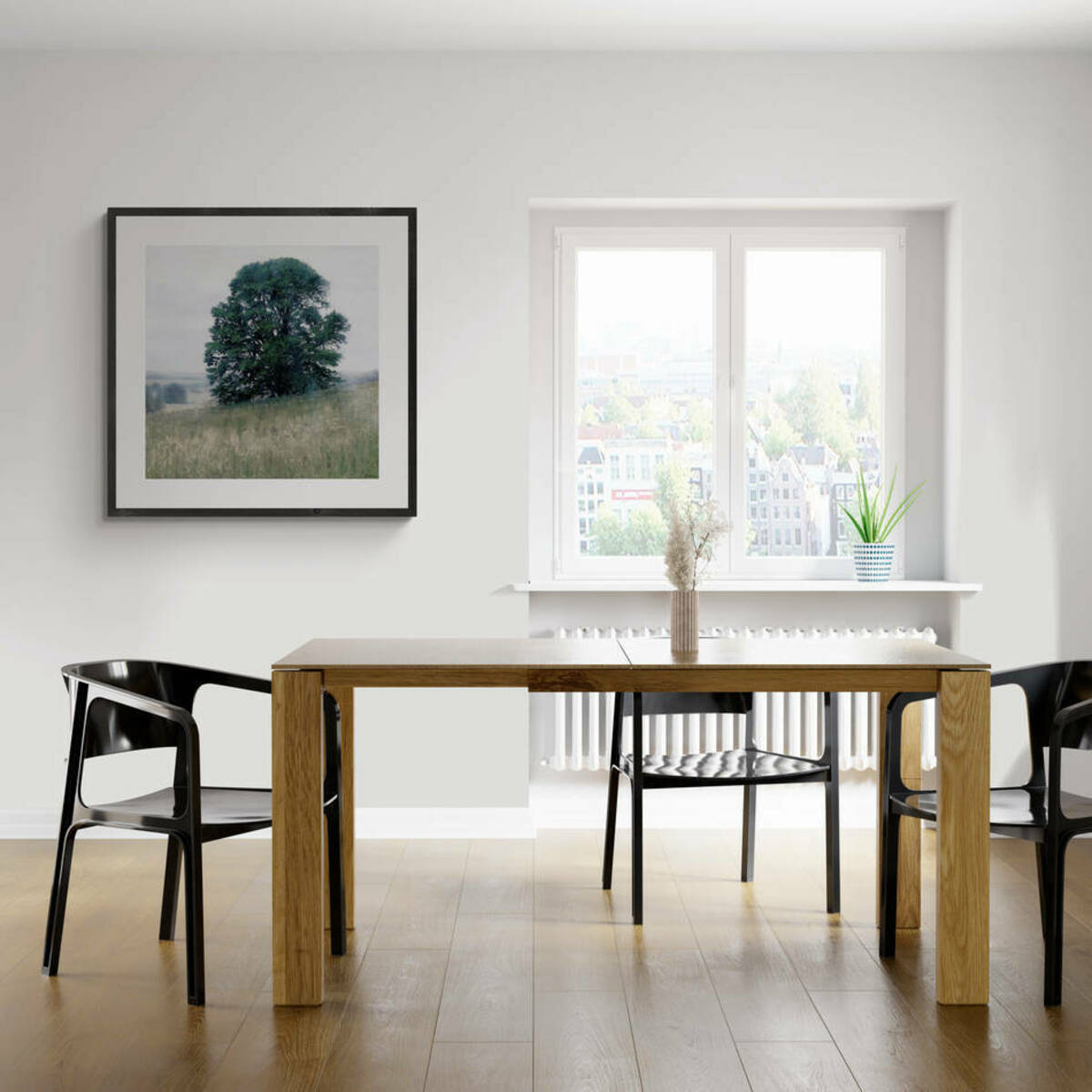 Tree on the Grassy Meadow