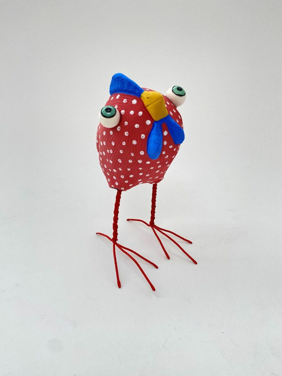 Hen - Red with Yellow spots