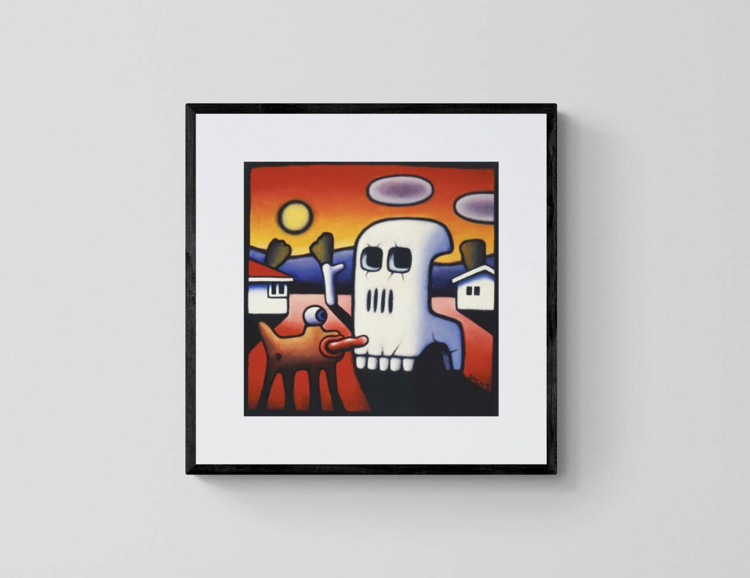 Truckskull With Bronze Dog