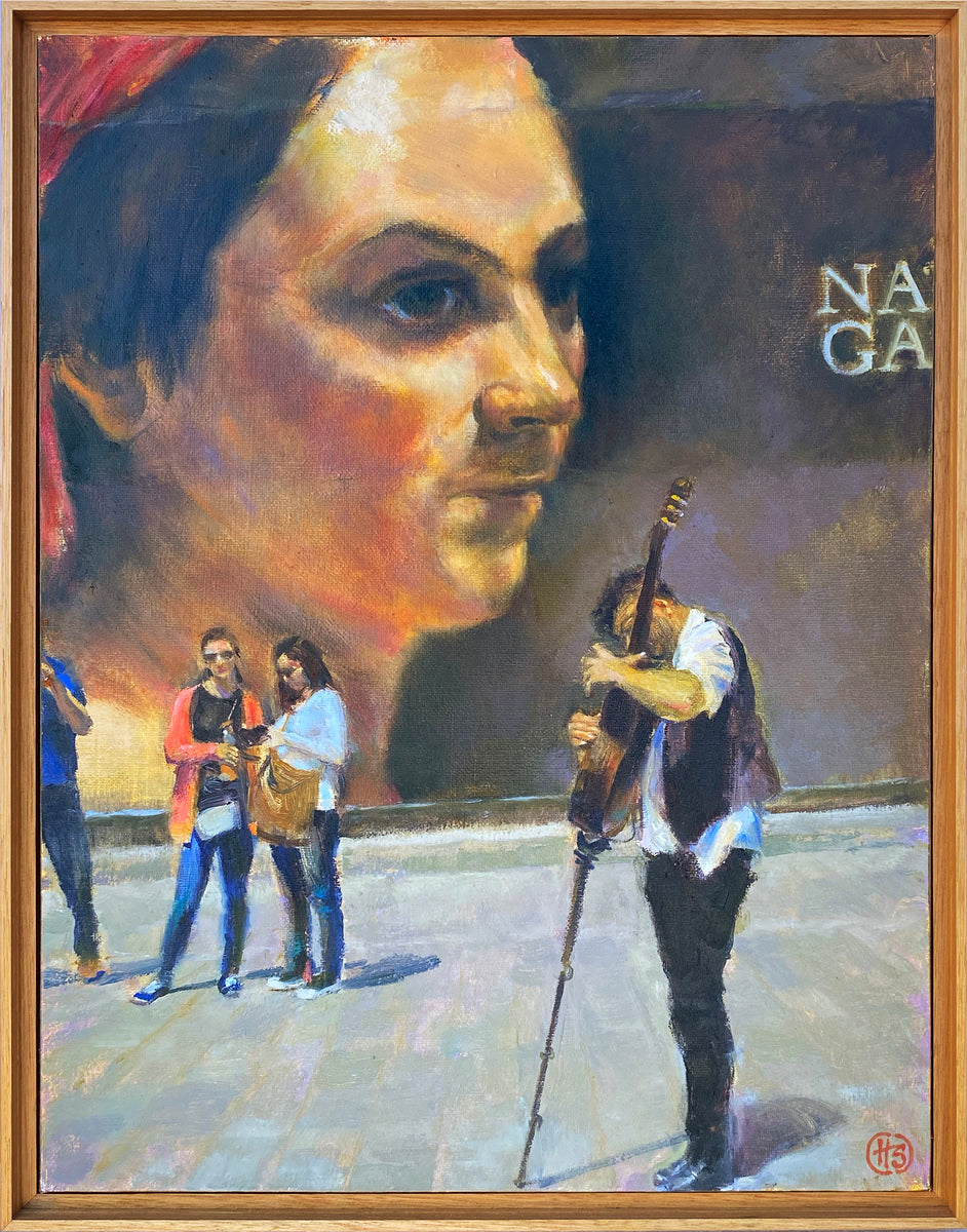 Busker, Trafalgar Square