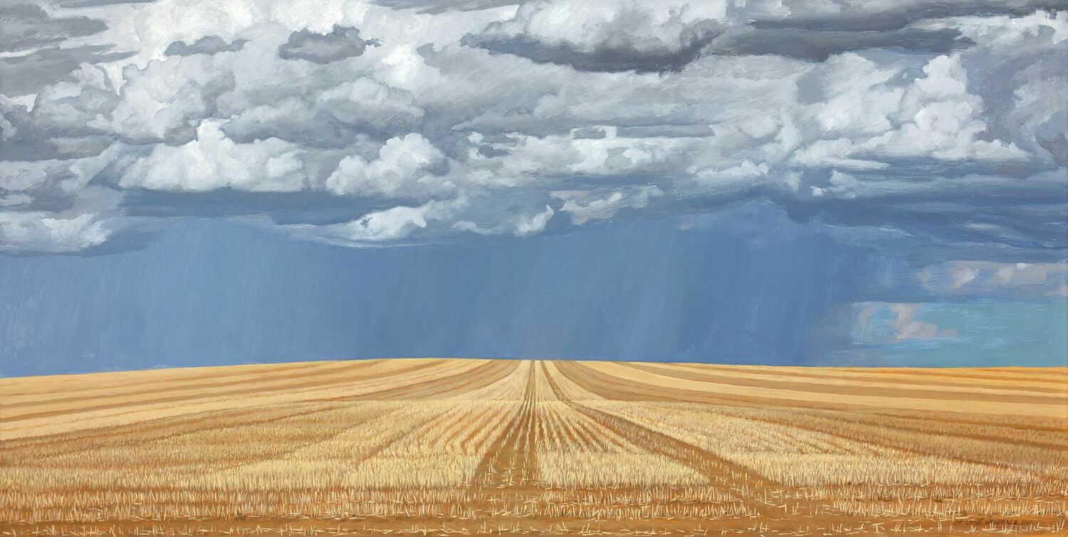 Storm Clouds over the Stubble