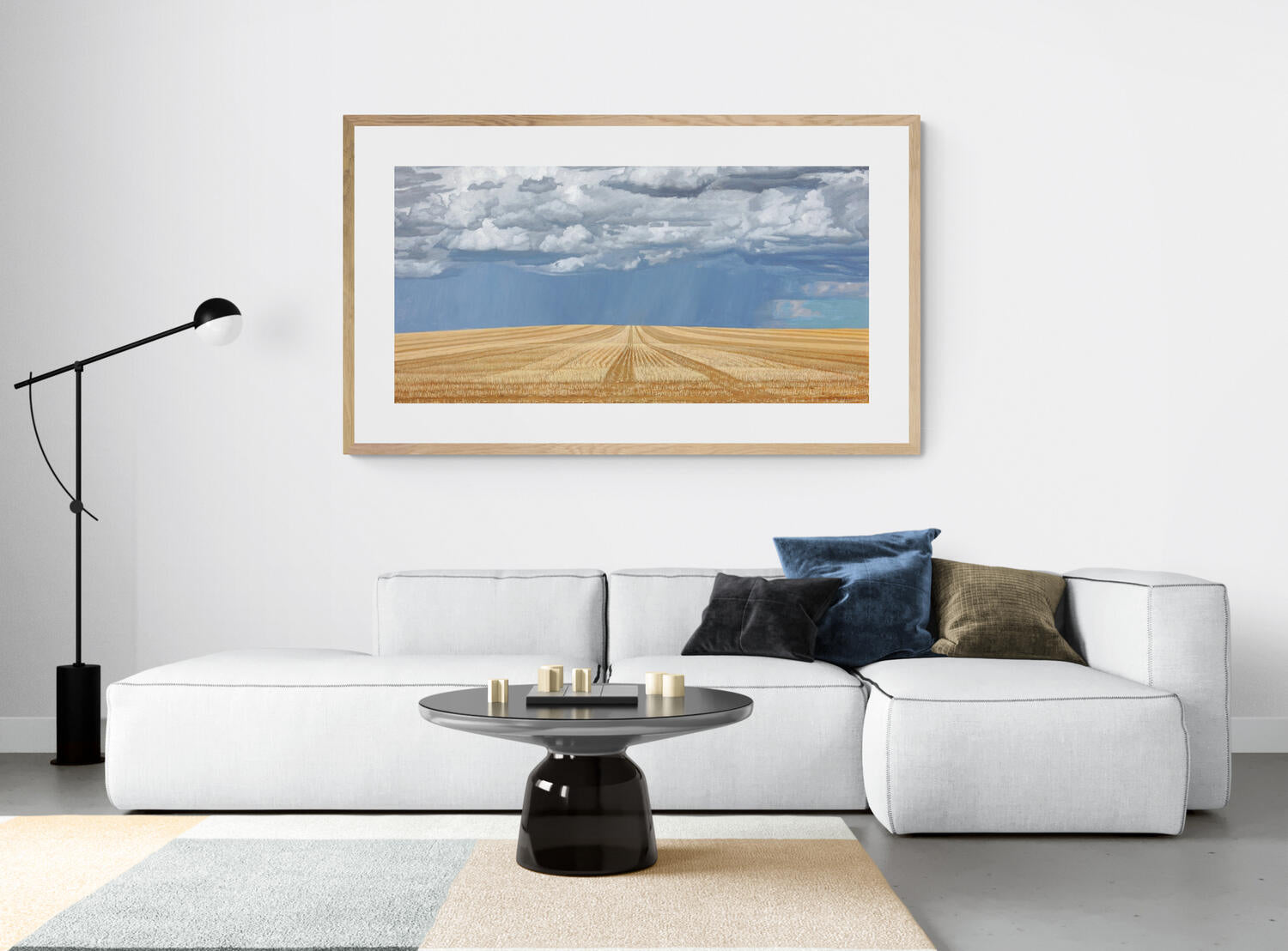 Storm Clouds over the Stubble