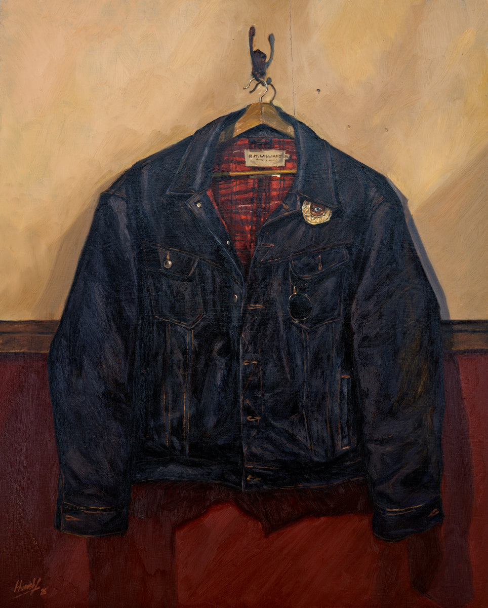 Denim Jacket, Red Lined