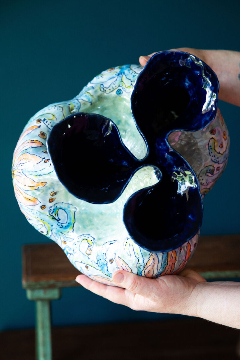 Mermaid Castle Vase