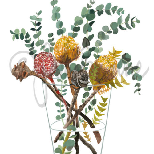 Banksia and Silver Dollar