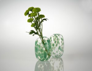 Aussie Front Yard Vases - Jade (Green spots)