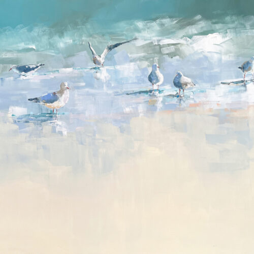 Winter Gulls, Henley