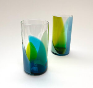 Mixed Colour Green Tumblers