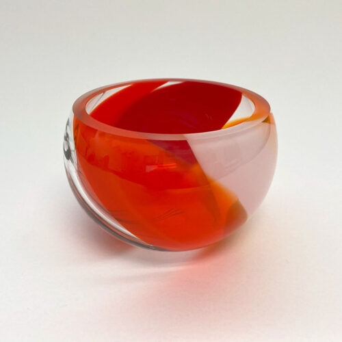 Mixed colour mini bowl – Orange/red