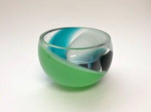 Mixed colour mini bowl - Green