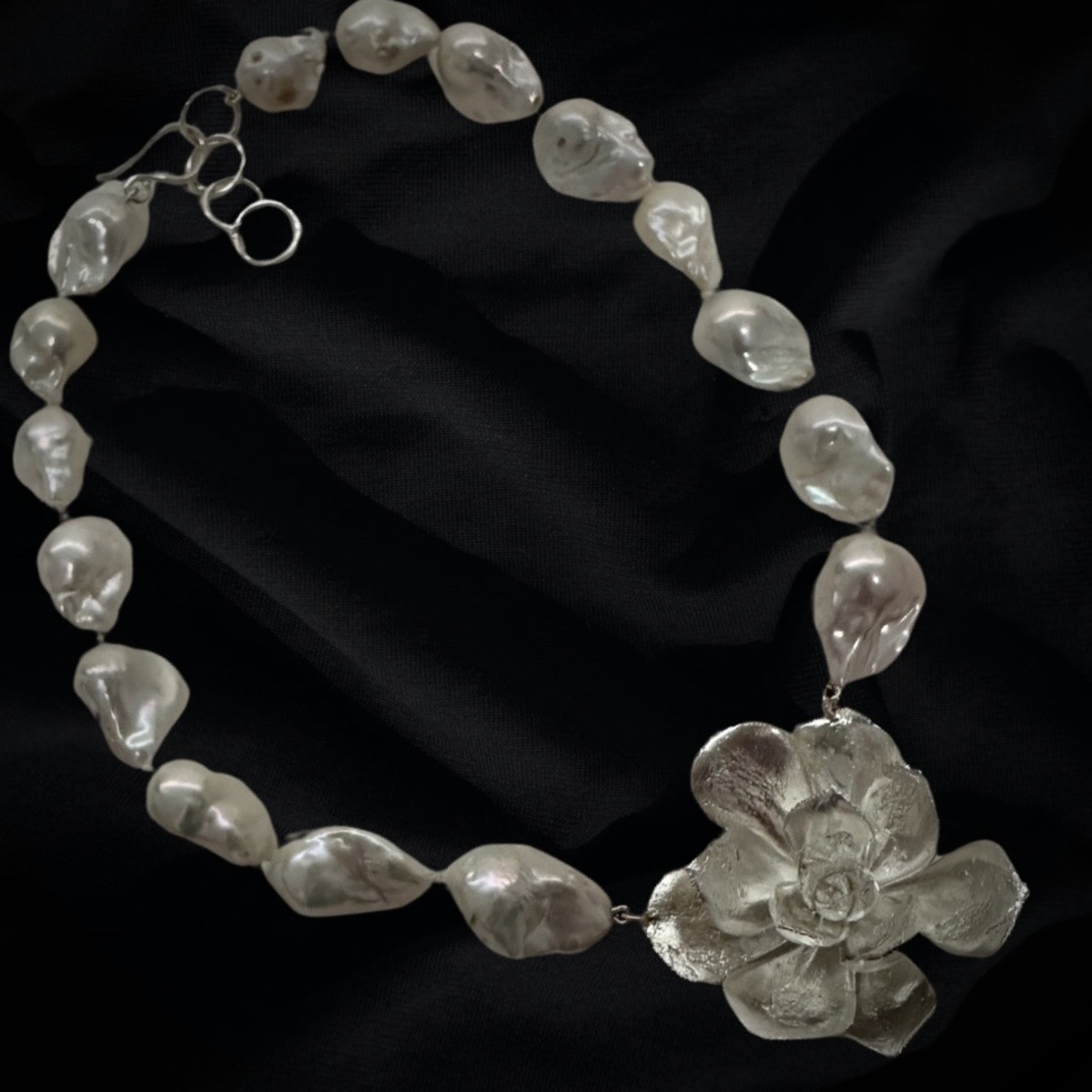 Succulent & Baroque Freshwater Pearl Necklace