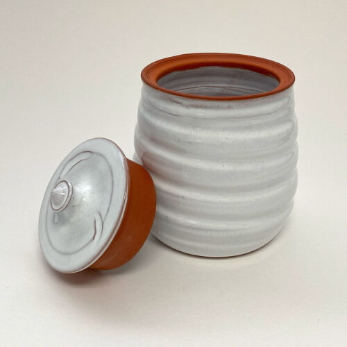 Jar with Lid (white)