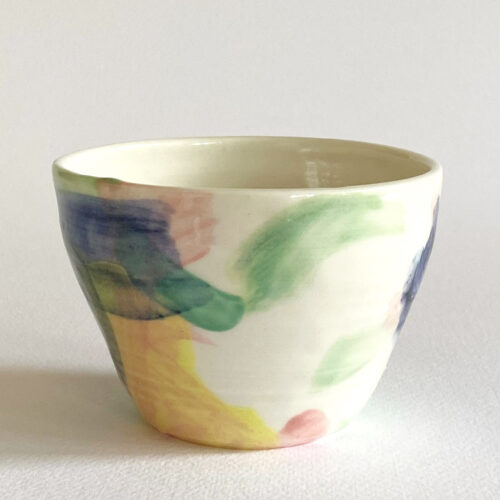 Small High Painted Bowl
