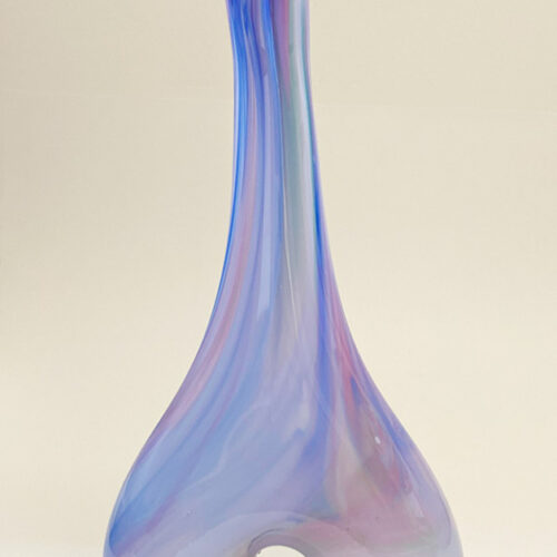 Hoop Vase – pink/purple