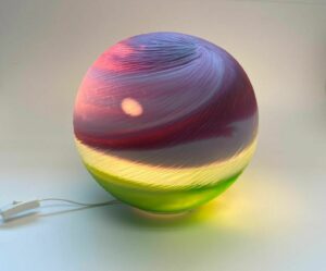 Slash and Cut Large Sphere Light