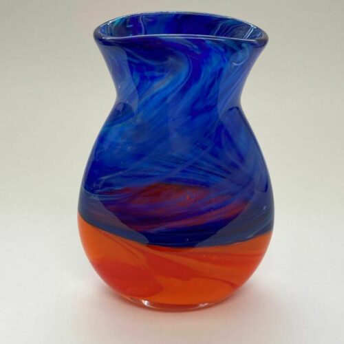 Outback Vase – Blue/Orange