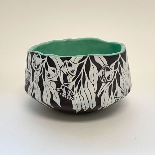 Gum leaves Green Bowl