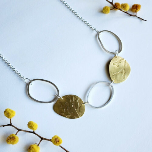 Wattle Bud Necklace (5 piece)