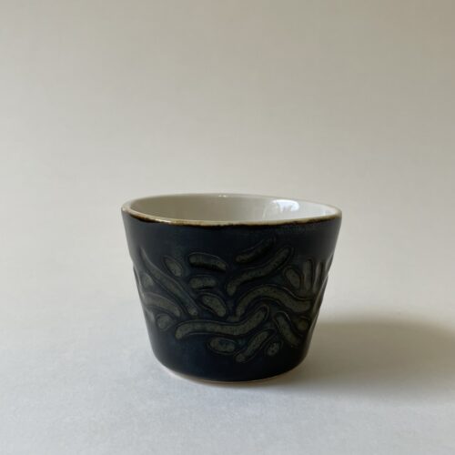 Small Carved Cup – River Rock