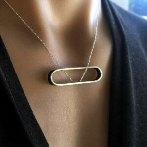 OUTLINE necklace - Minimalist OVAL