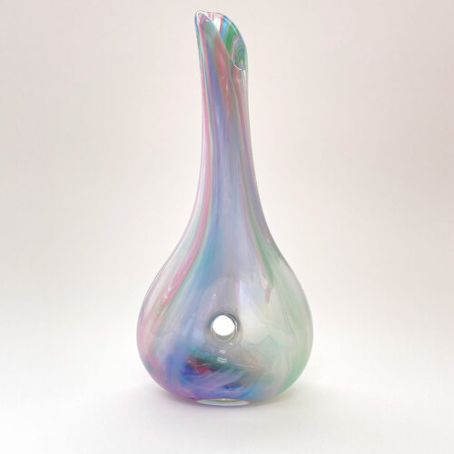 Hoop Vase – pink/purple/green