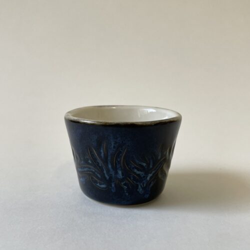 Small Carved Cup – Saphire