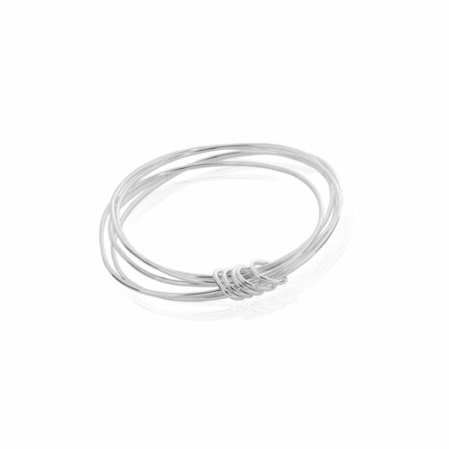 Continuous Circle Bangles (with rings)